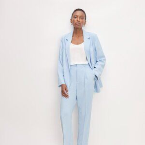 Everlane Japanese GoWeave Way-High® Tapered Pant in light blue - Size 4